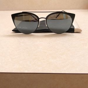 Quay Australia Black Cat Eye Sunglasses